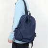 Mochila escolar masculina moda bolsa de ombro preta para homem lona designer à prova d'água esportes viagem mochilas masculinas de alta capacidade