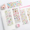 Gift Wrap 1sheet Scrapbooking Cute Golden Stamping Heart Cake Music Diy Phone Decorative Stickers Gifts For Girls