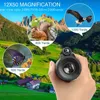 12x50 MonoCular Telescope z uchwytem na smartfony-z wodoodpornym odpornym na mgły rozbieg wstrząsu BAK-4 Prism FMC