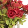 Decorative Flowers Artificial Plants Mini Rosa Rugosa Rose Bud Home Garden Decorate