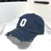 2023 Дизайнерская шляпа роскошная буква бейсболки для мужчин женские уличные шляпы модные пляжные спортивные солнцезащитные козырьки Регулируемая 344f