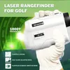 Telescopio per telemetro da golf REVASRI con interruttore angolare e vibrazione di blocco dell'asta della bandiera, telemetro laser da 1000 iarde