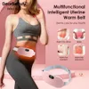 Ångare Lady Menstrual Heat Pad Warm Belt Relieve Compress Massager livmoder Kall dysmenorré Lindring 230609