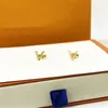 Designer Vrouwen Casual Oorbellen Voor Vrouwen Dames Meisjes Huwelijksgeschenken Gouden Zilveren Fonkelende Diamant