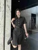 Grundlegende Freizeitkleider Designer High-End Sommer Elegante Mode Doppeltaschengürtel Dekoratives Polokleid P7HS