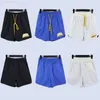 Herren-Shorts, RHUDE, Frühling und Sommer, Herren-Shorts mit Buchstaben-Stickerei, Micro-Label, Sommer, einfach, lässig, locker, Sport, Kordelzug