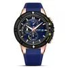 Montres-bracelets MEGIR Top Marque Montres Pour Hommes Chronographe De Luxe Casual Sport Bracelet En Silicone Étanche Calendrier Quartz Mâle Horloge