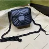 3A Designer Fanny Crossbody Bag luksusowe kobiety 739599 Modne torby na telefon komórkowy 12 cm stały kolor skórzany torebki mini przenośne ramiona torba w paski w paski