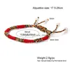 Charmarmband handgjorda tibetanska röda rep boho pärlor uni mode smycken gåva släpp leverans dhrvl