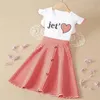 Girl's Dresses Girls Cute Summer Kids Plaid Printing Dress Princess Party Clothes Teen Child Clothing Vestidos 6 8 10 12 13 Year 230609