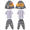 Stage Wear Children Ballroom Hip Hop Festival Outfits Jacket Casual Pants Girl Boys Jazz Dance Costume Clothes Kids Carnaval