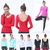 Vrouwen Slanke T-shirts met lange mouwen Yoga Oefening Snel Tech V-hals Running Tshirt Ademend Populaire Slim T-shirt Stretch Jogging Tops