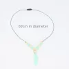 Baby Teething Toy Silicone Training Baby Teethers Necklace Feather Pendant Necklace Chewing Toy Beads Pacifier Clip Best Gifts JN10