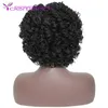 Hair pieces Y Demand Crochet Two Strands Of Twist Curly Braided Synthetic Braiding BOBO Styles For Negro Women 230609