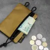 Borse da esterno 123PC Tactical Molle Pouch Borsa di stoccaggio EDC Strumento portatile Pieghevole Clip per carte di credito Portafoglio Escursionismo Appeso Vita 230609