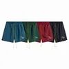 Herenshorts SS RHUDE heren multicolor patchwork shorts heren dames letters beste kwaliteit mesh ademende zomer oversized trekkoord shorts