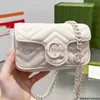 Mini marsupio da donna Lettere Marsupi Designer Womens Pocket Cross Body Borse a tracolla Marmont Summer Ladies Chain Purses