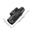 Outdoor 10x42 HD Monocular Telescope, High Power Waterproof For Bird Watching Sightseeing Hiking Camping Traveling