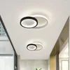 Luzes de teto modernas simples quadradas lâmpadas de corredor redondo para entrada quarto bengaleiro varanda corredor interior iluminação LED casa luz deco