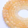 Cuentas de ópalo amarillo Natural piedra redonda optimizada para fabricación de joyería DIY collar pulsera 6mm-10mm espaciador cristal suelto 15
