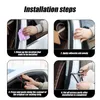 Nouveau Type B joint de porte de voiture Silicone épaissi bandes d'isolation phonique porte anti-poussière Anti-vibration moulage bande étanche