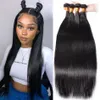 Haarmassa's 100 Human Straight Bundels Bone 32 inch 1 3 4 Brazilian Weave Extensions 230609