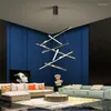 Kroonluchters Moderne Led Kroonluchter Voor Woonkamer Afstandsbediening Dimbare Hanglamp Trap Hanglamp Eetkamer