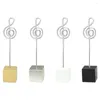 Lotto 10pcs Cube Base Music Wire Po Clip Color Resin Stand Memo Holder Bomboniera Party Deco "I Love Music" Series