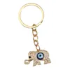 Creative Devil's Eye Keychain Pendant Jewelry Diamond Set Evil Eye Bag Car Keychains Accessories In Bulk