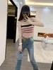 Jeans feminino estilista Calças femininas modeladoras skinny cintura alta elásticas rasgadas leggings hip fit leggings slim elástico mom jeans casual confortável