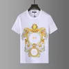 DSQ PHANTOM TURTLE Mens Designer T-shirt Italien Milan Fashion Scarf Print T-shirt Été Noir Blanc T-shirt Homme Hip Hop Streetwear 100% Coton Tops 1199
