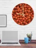 Wall Clocks Sport Basketball Texture Luminous Pointer Clock Home Ornaments Round Silent Living Room Bedroom Office Decor