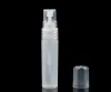 Nowa mieszanka zamówienie 100pcllot 5 ml wielokolorowa półprzezroczystość plastikowa atomizer butelka Podróż Makeup Perfume Butelka do sprayu
