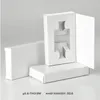 50Pieces / Lot 5ML Scatole di carta personalizzabili e bottiglia di profumo in vetro con atomizzatore Imballaggio di profumo vuoto LOGO PERSONALIZZATO per regalo Oqujk