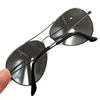 Okulary przeciwsłoneczne lusterka przeciwsłoneczne dla mężczyzn Designer Kieliszki słoneczne żeńskie podróżne owalne owalne rama Matel Okulowanie obiektywu UV400 230609