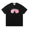 Men's T-Shirts designer 2023SS Summer New All Over Snow Mirror Trend Casual Versatile Loose and Women's Short Sleeve T-shirt U55R