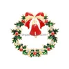 Pins Broches Klassieke Kerst Leuke Kerstman Hoed Handschoenen Kruk Sokken Laarzen Slee Emaille Pin Badge Broche Party Gift decoratie Dhese