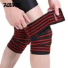 Elleboog Kniebeschermers AOLIKES 1 Paar Wraps Fitness Gewichtheffen Sport Bandages Squats Training Apparatuur Accessoires voor Gym 230609