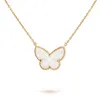 Necklaces Designer Necklace Bracelet Earrings Luxury Jewelry Butterfly Women White Shell Rose Gold Wedding Gift Stainless Steel Wholesale for Resale