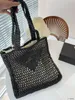 Halmpåsar damer berömda designer praktisk stor kapacitet vanlig en axel handväska damer stor mynt handväska avslappnad fyrkantig plånbok