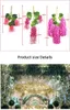 Dekoratif çiçekler wisteria menekşe tavan çiçek asma şifreli kapalı düğün dekorasyonu rattan plastik sarmaşıklar bitki yapay ev dekor