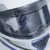 Capacetes de motocicleta Capacete de proteção universal de alta qualidade opcional Filme à prova de chuva transparente antichuva Tela antiembaçante