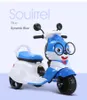 2023New dessin animé mignon écureuil forme enfants électrique moto jouet trois roues motrices éducation précoce tour sur voiture électrique pour enfant