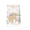 Jewelry Pouches Bags Paper Forest Animal Party Bag Birthday Candy Gift Bag22X12X8Cm Drop Delivery Otkxc