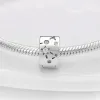 925 Silver for Pandora Charms Jewelry Jewelry Beads Pendant Women Breads Color Lnlaid Angle Round Round Round