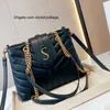 Satchel Luxury Designer Bags Womens Chain Handbag Top Girl Borsa a tracolla di marca stile da viaggio ad alta capacità Borsa a tracolla classica con lettera