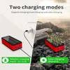 Free Customized LOGO Large Capacity 80000mAh Solar Power Bank with 4USB for Outdoor Trip Portable External Battery for IPhone Samsung Xiaomi