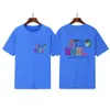 Camiseta de diseñador 21SS Camiseta deportiva informal con letras Camiseta de algodón de verano para hombres y mujeres Hip Hop High Street Top