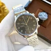 2023 Business Master Quartz Watch Pilot 43mm Men's Quartz 5-Pin Stainless Steel Luxury Watch Precision Steel Band Wristwatches