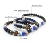 Beaded Eight Planets Bracelet Strands Natural Stone Universe Solar System Yoga Bracelets For Mens Women Jewelry Drop Delivery Dhwba
